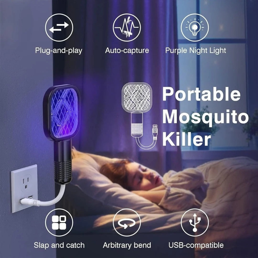 USB Electric Mosquito Killer Racket Lamp FREE HOME DELIVERY